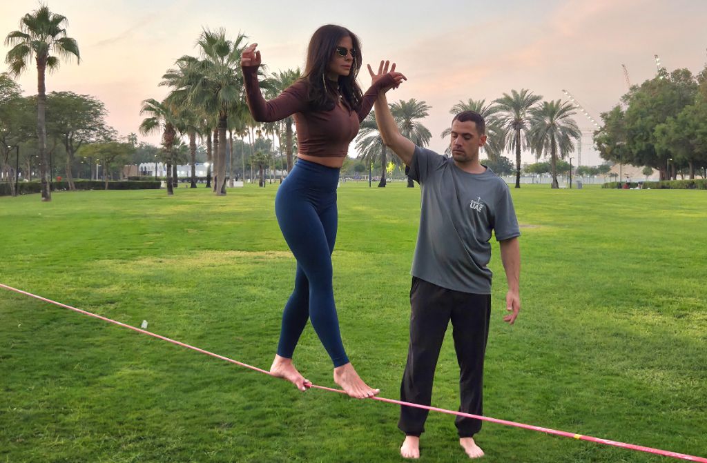 Adults balance training